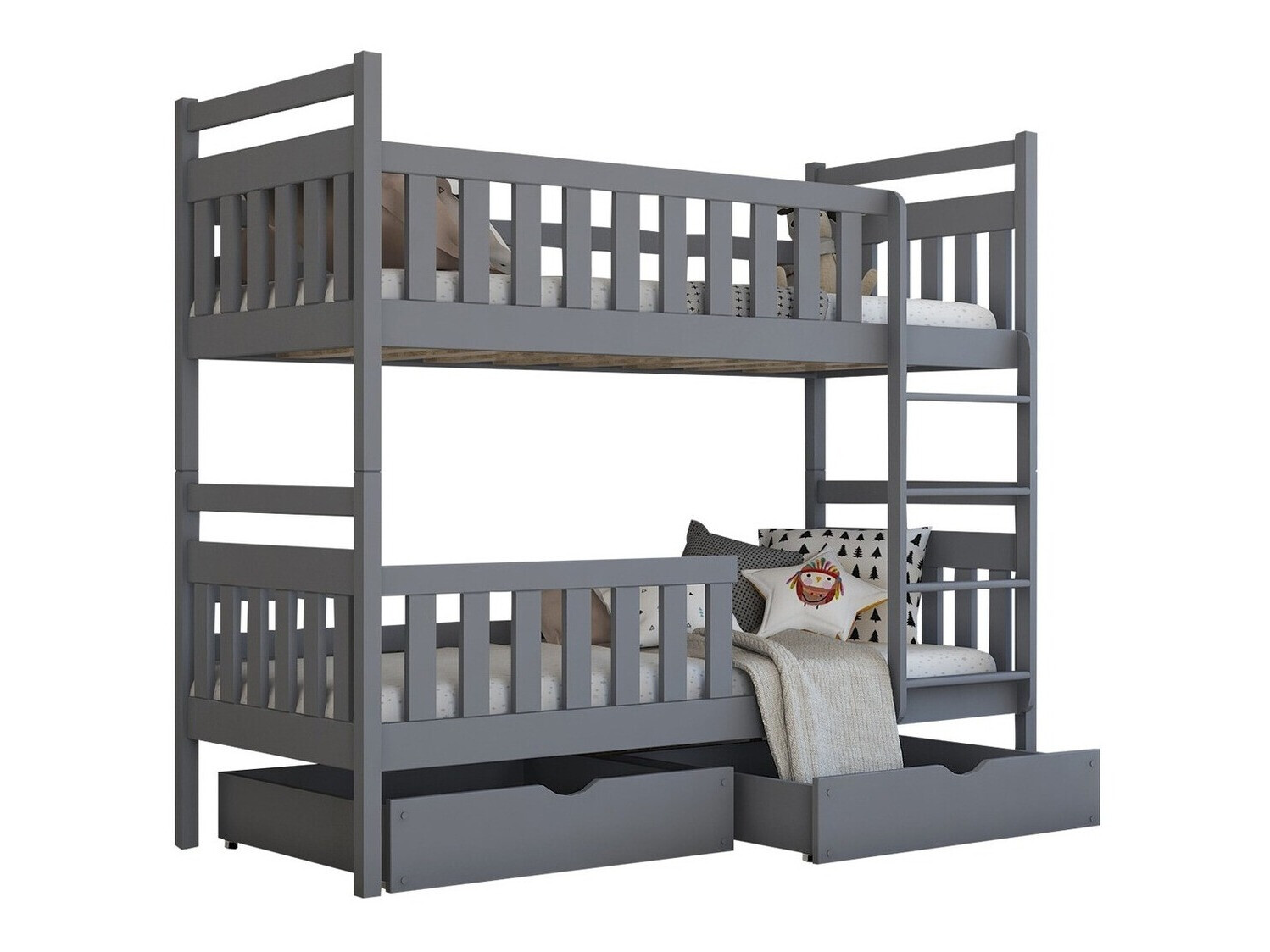 Krevet na kat Vista 100 (Siva)