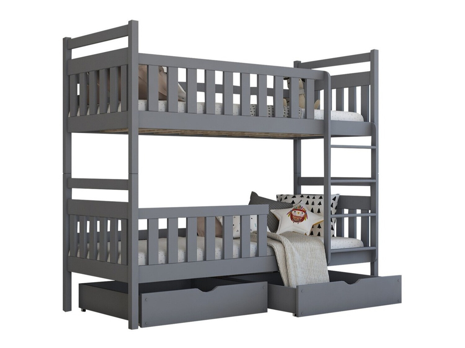 Krevet na kat Vista 100 (Siva)