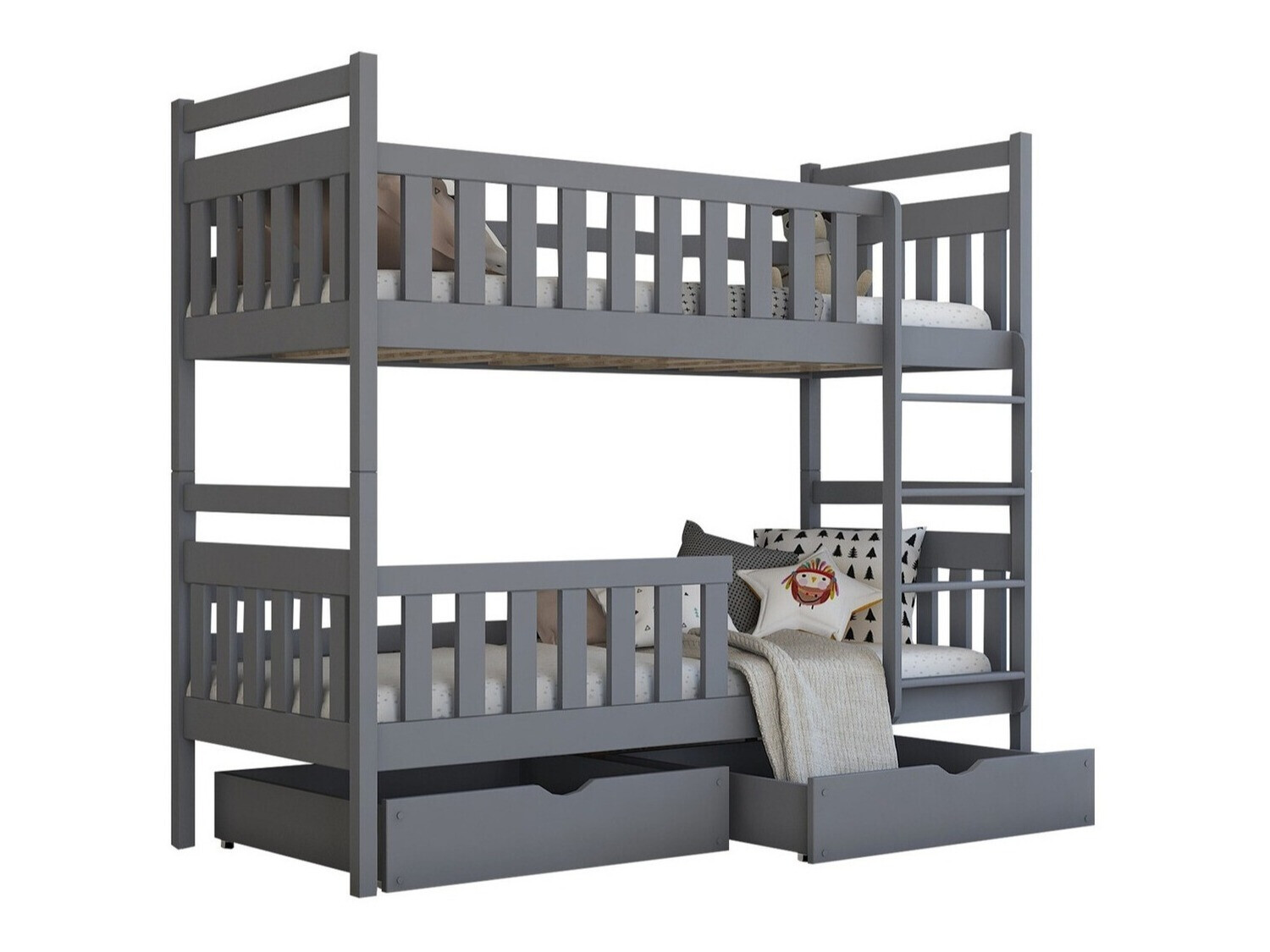 Krevet na kat Vista 100 (Siva)