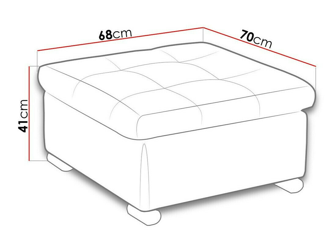Tapecirani namještaj Comfivo Gemma (Soft 017 + Lawa 05)