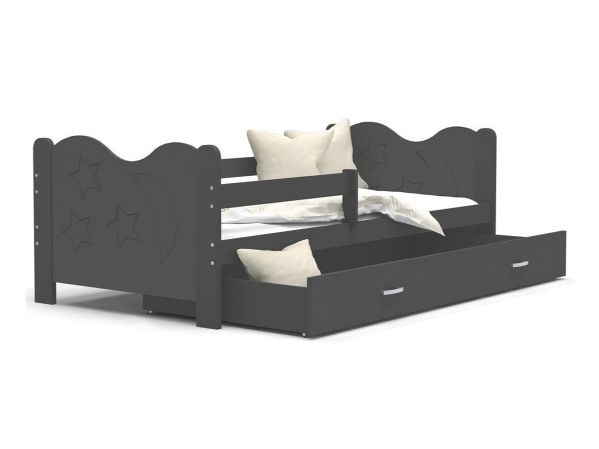 Krevet Aurora 124 (Siva)