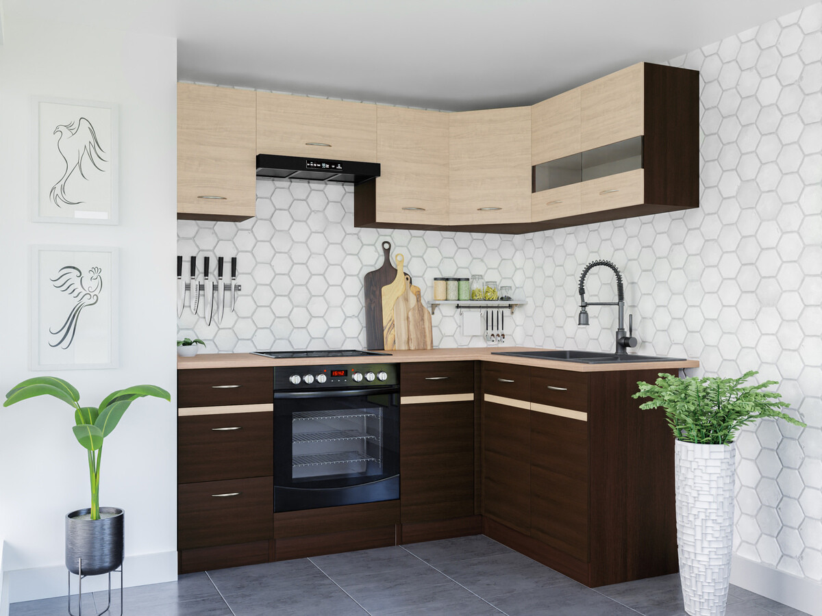 Modularan kuhinjski set Eli Dark 115