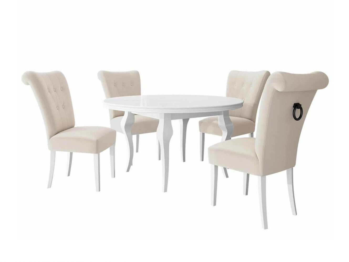 Blagovaonski set Racine 143 (Bijela + Magic Velvet 2250)