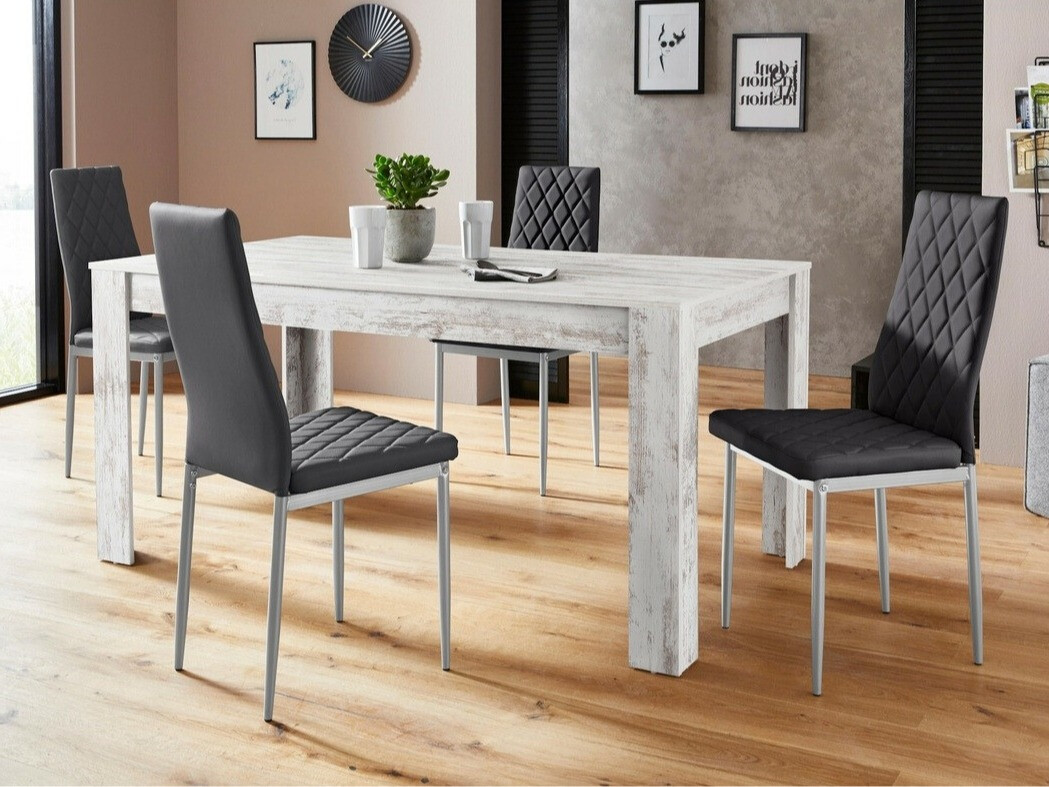 Blagovaonski set Denton 602 (Crna + Srebrna)