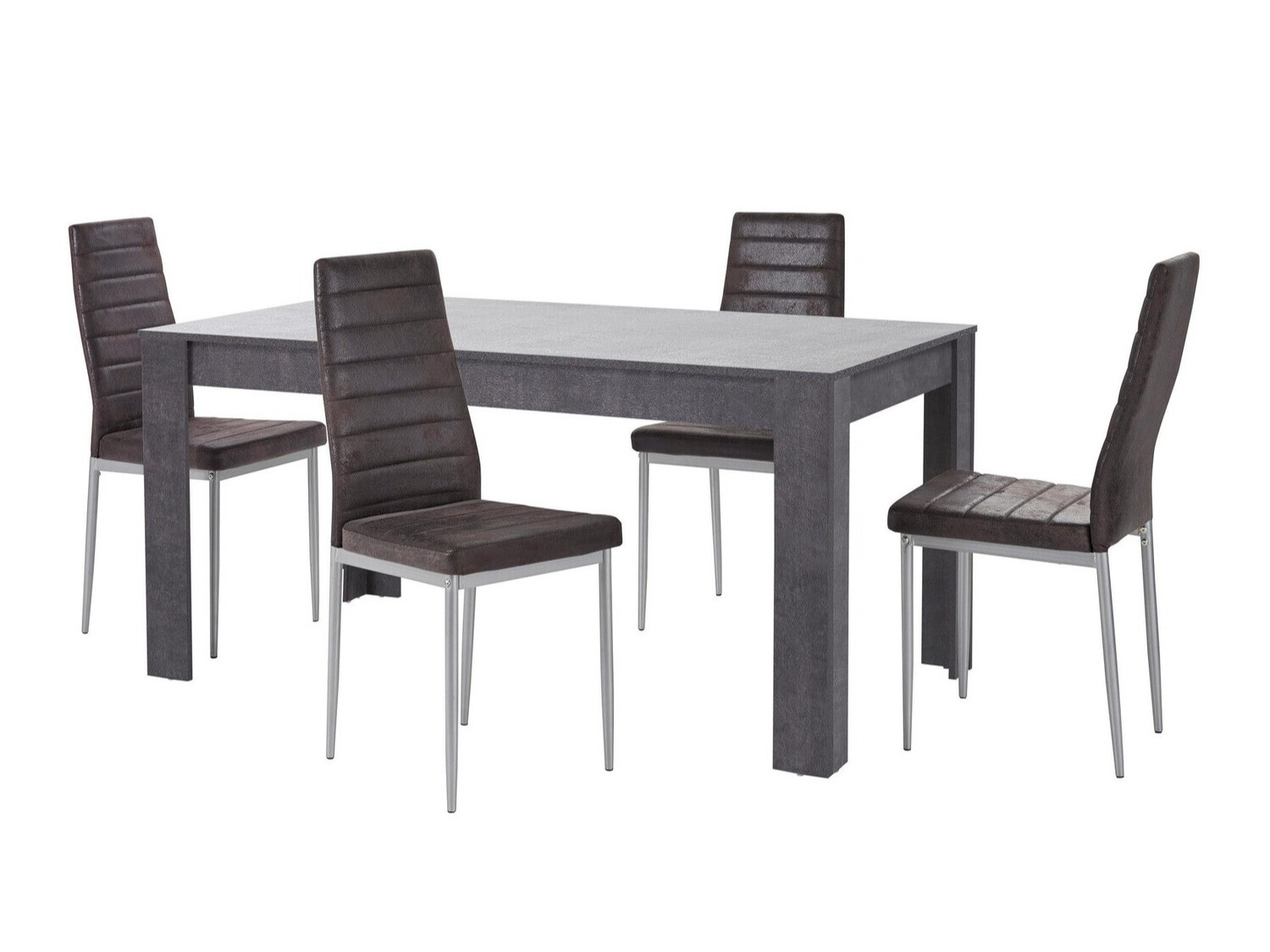 Blagovaonski set Denton 605 (Antracit + Srebrna)