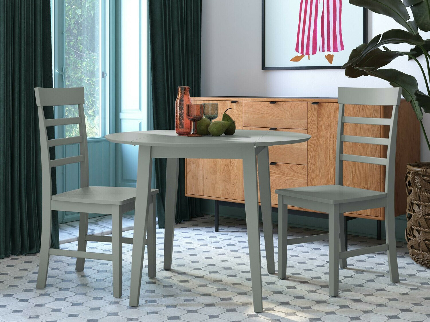 Blagovaonski set Novogratz 165 (Siva)