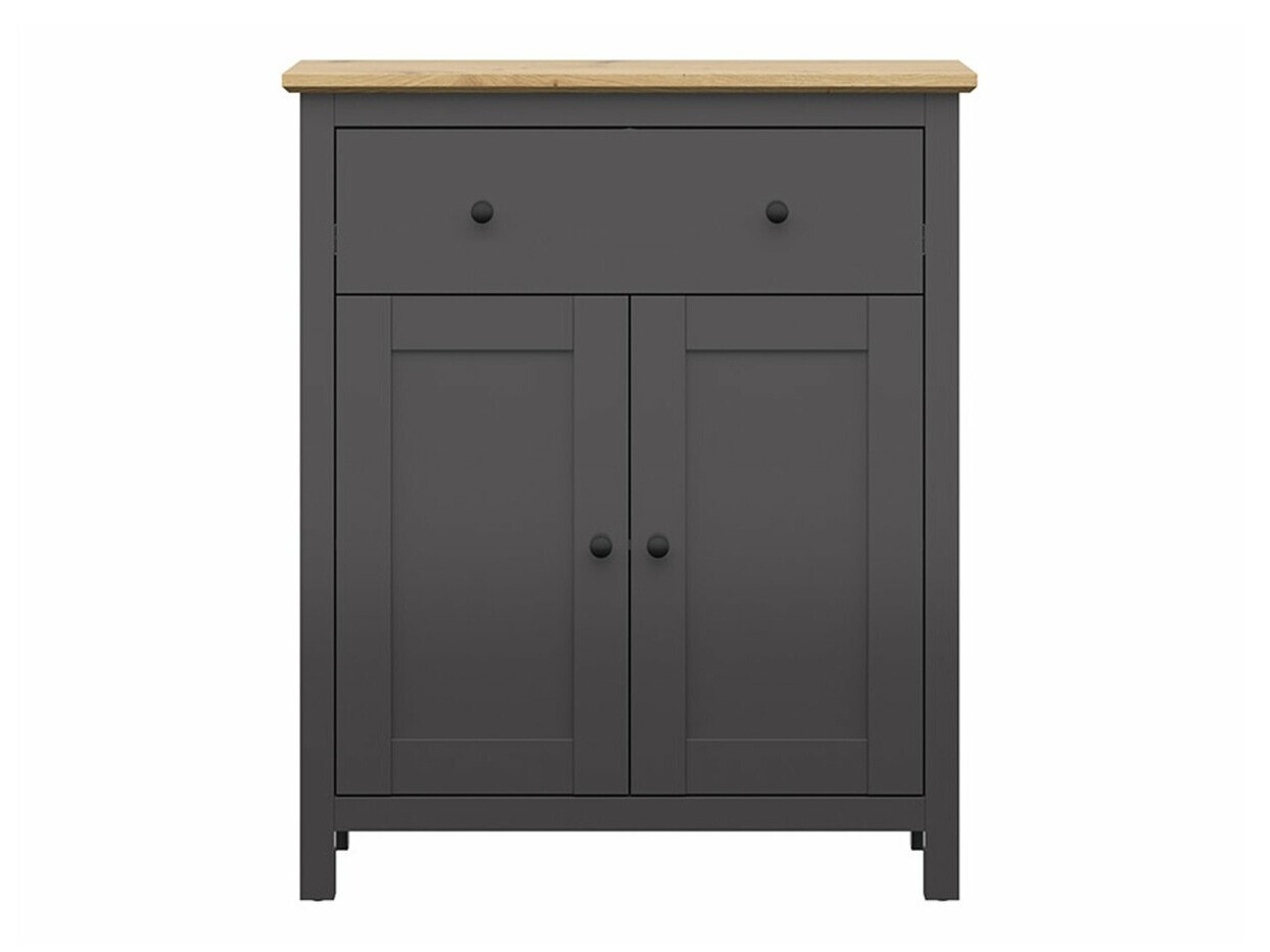 Komoda Sordoro 126 (Grafit + Hrast Artisan)