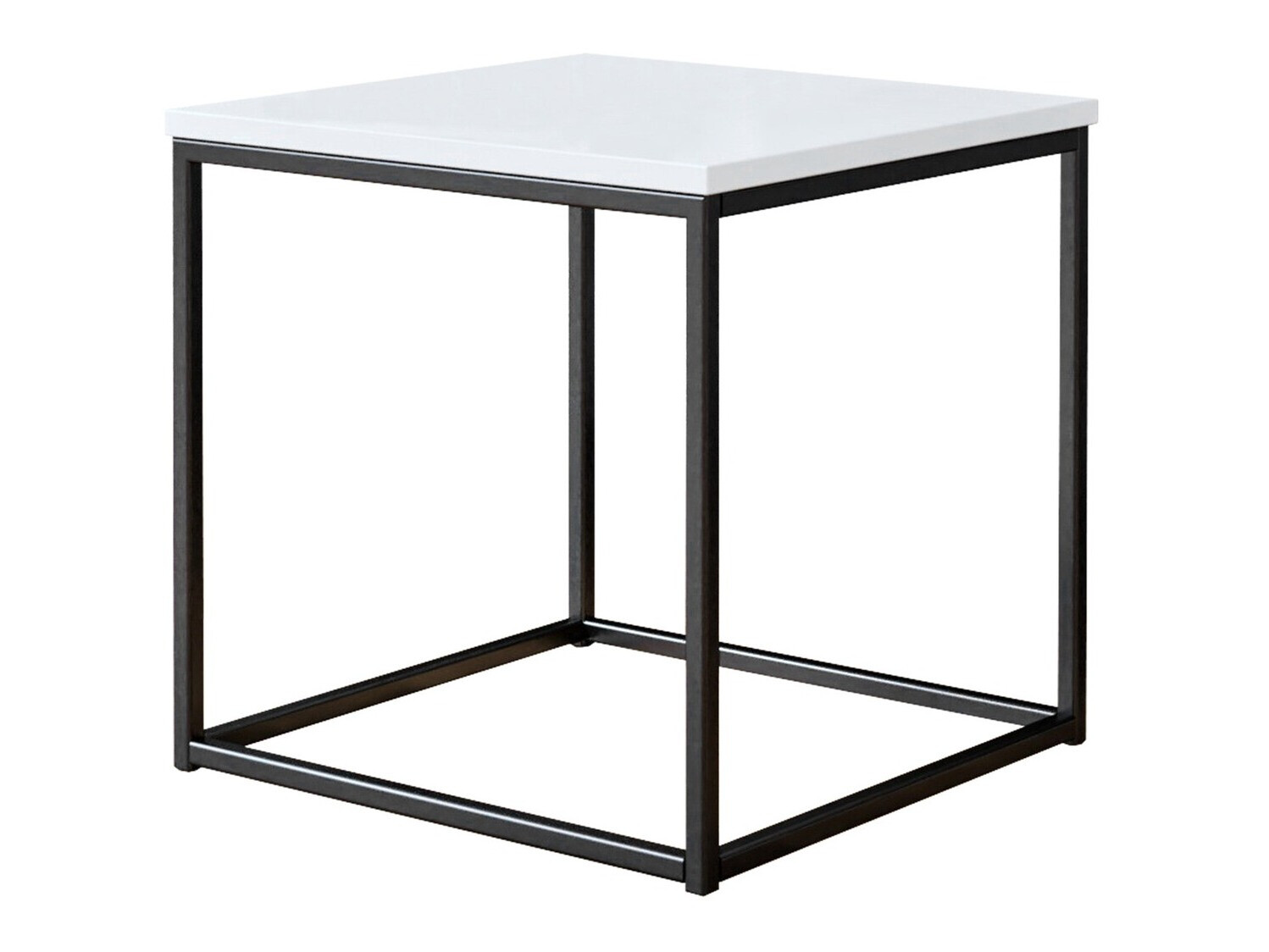 Stolić za kavu Germantown 106 (Mat crna + Sjajno bijela)