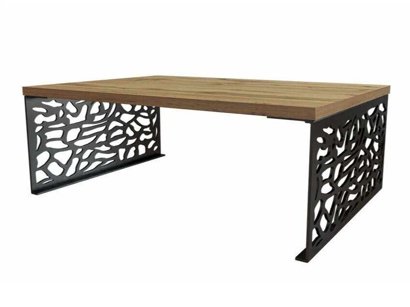 Stolić za kavu Germantown 107 (Hrast + Mat crna)