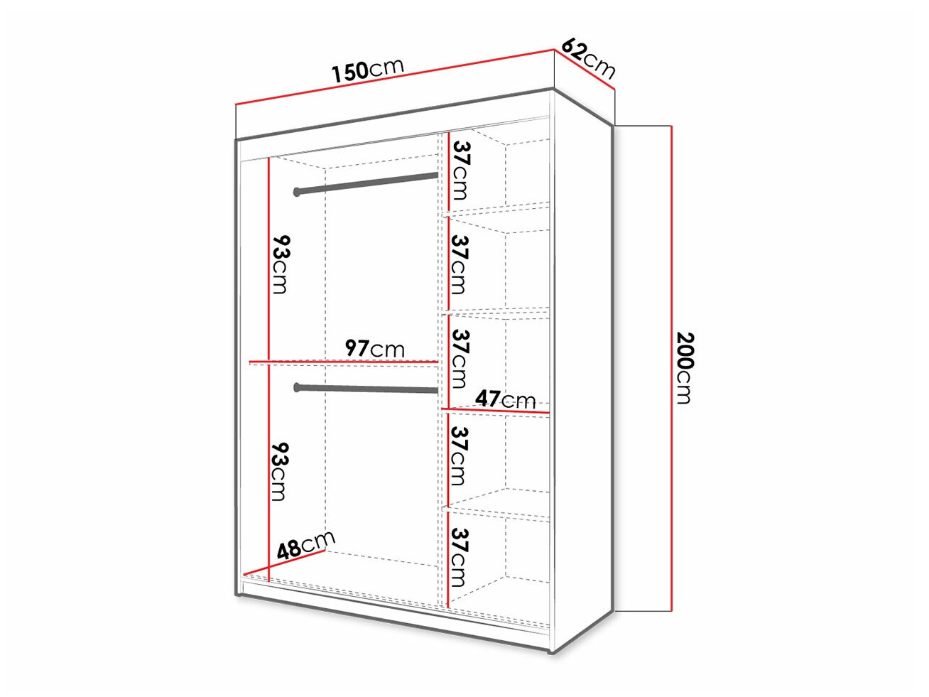 Ormar Hartford 399 (Bijela)