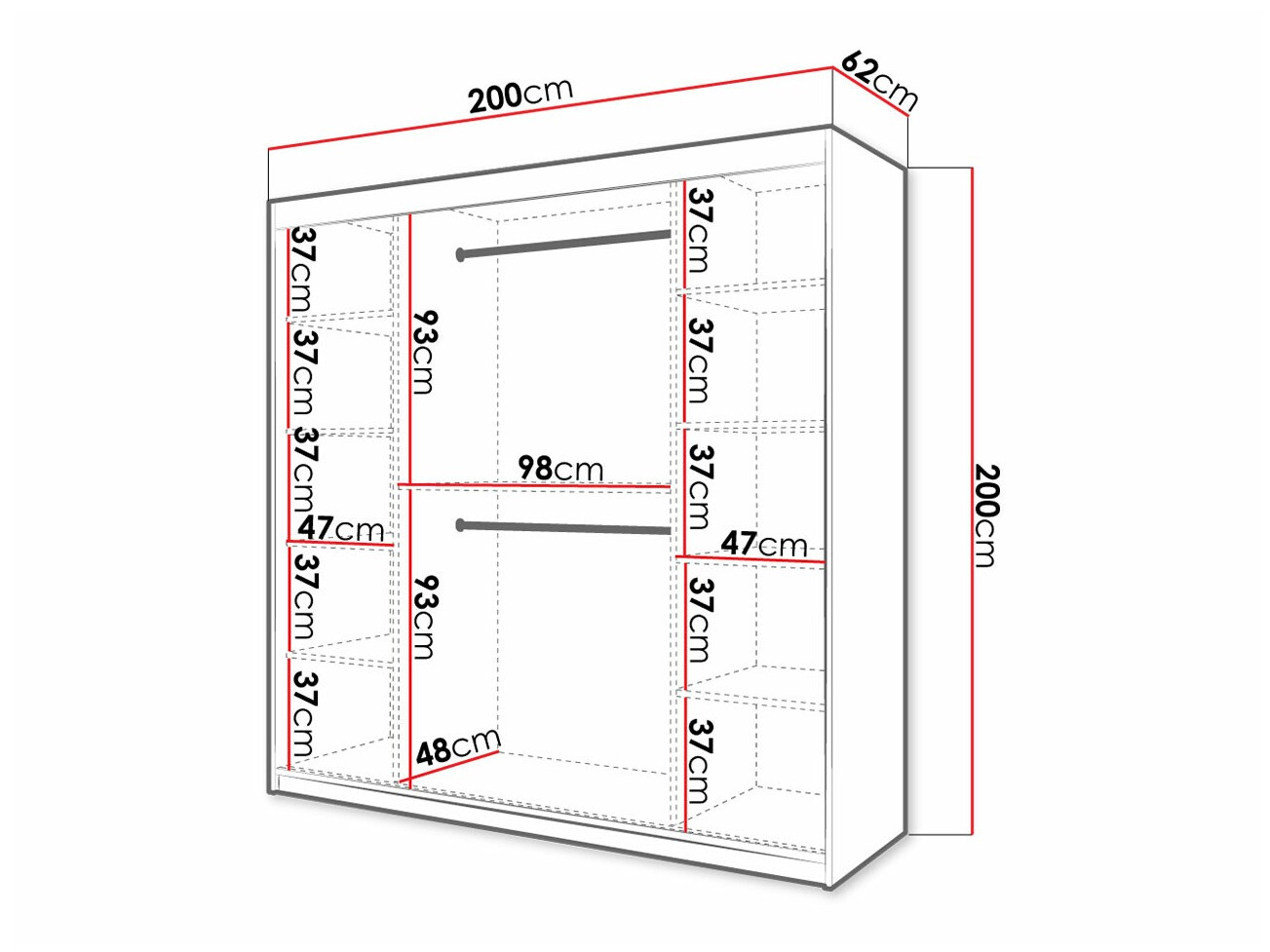 Ormar Hartford 403 (Crna)