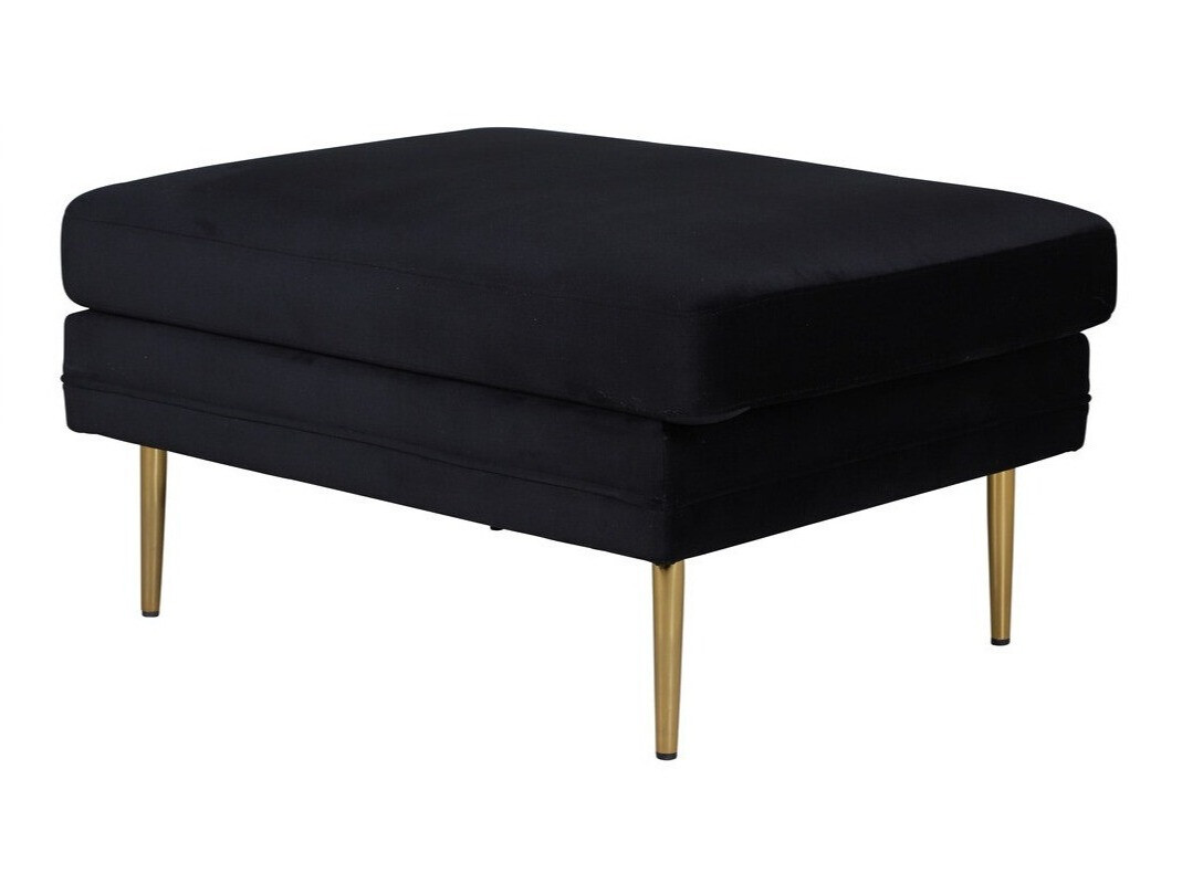 Tapecirana klupa Dallas 2653 (Crna + Zlatna)