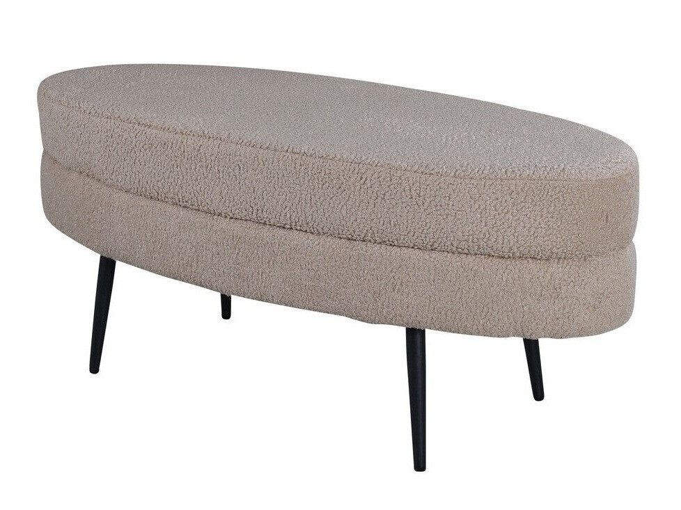 Tapecirana klupa Dallas 2920 (Bež + Crna)