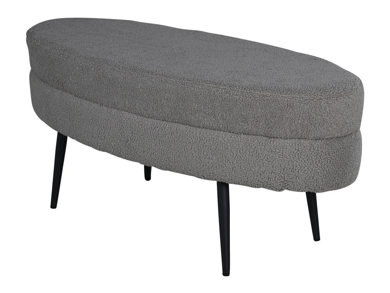 Tapecirana klupa Dallas 2920 (Tamno siva + Crna)