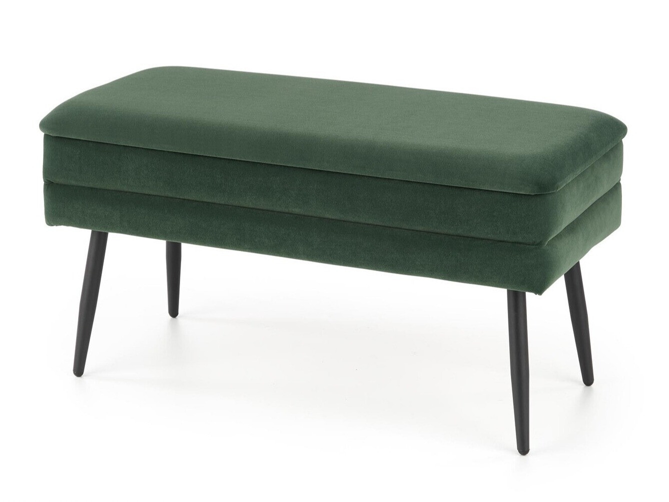 Tapecirana klupa Houston 1255 (Tamnozelena + Crna)