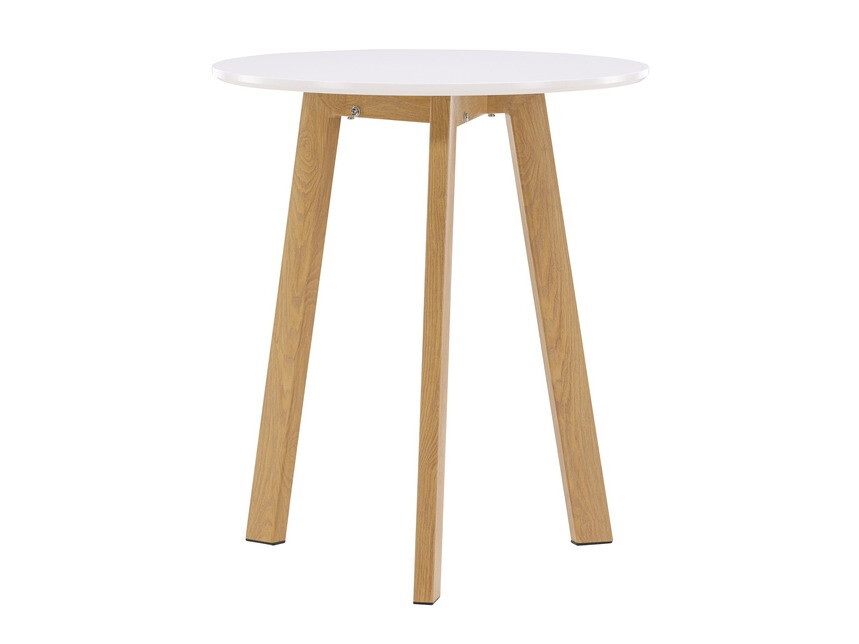 Blagovaonski set Dallas 3781 (Bijela + Svijetlo smeđa)