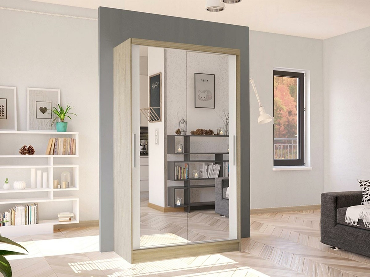 Ormar Closico 165 (Sonoma hrast + Bijela)