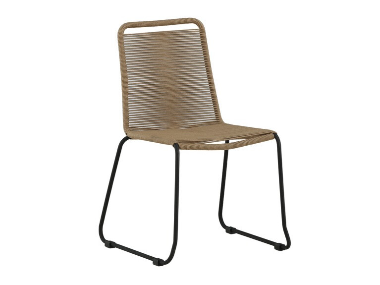 Set stola i stolica Dallas 3782 (Svijetlo smeđa + Crna)