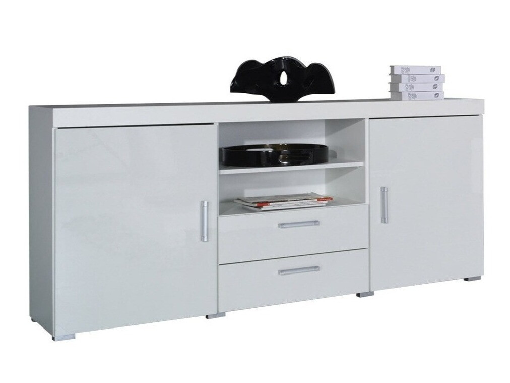 Komoda Odebeli 105 (Bijela + Sjajno bijela)