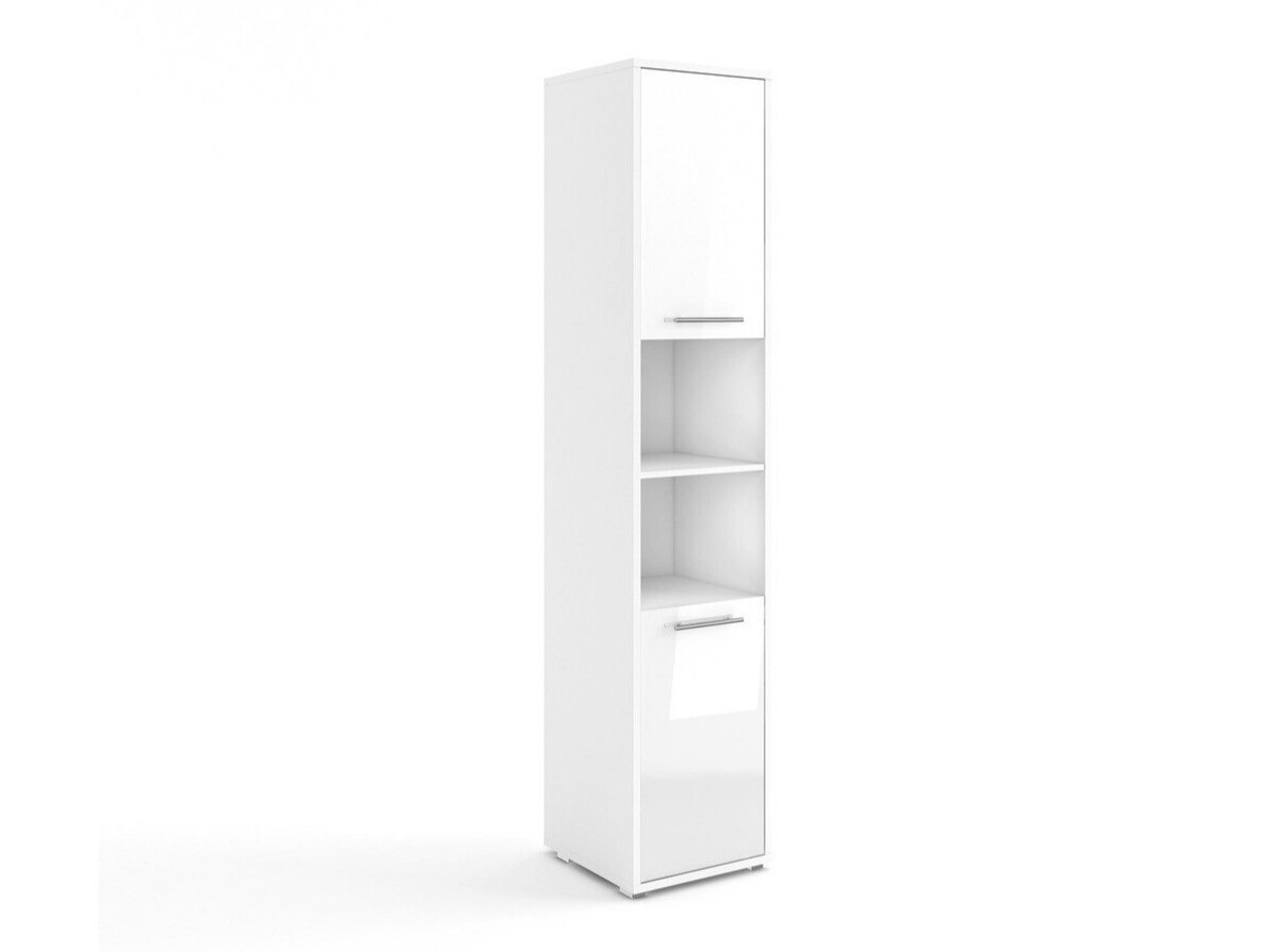 Polica Concept Pro Lenart I (Bijela + Sjajno bijela)