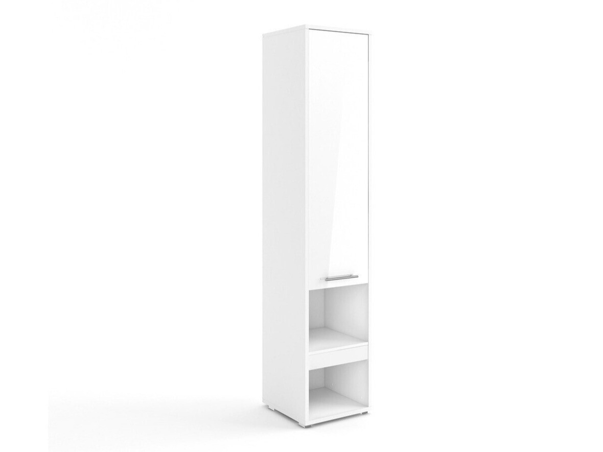 Polica Concept Pro Lenart Levfere 110 (Bijela + Sjajno bijela)