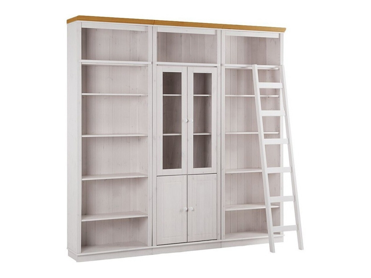 Set polica Saltoro 126 (Bijela + Hrast u boji meda)