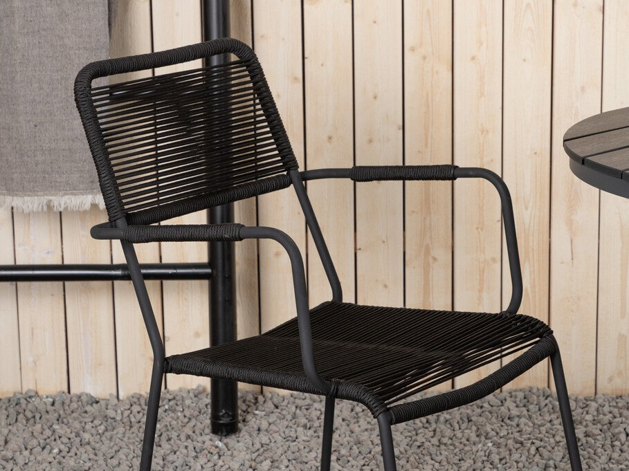 Set stola i stolica Dallas 3784 (Crna)