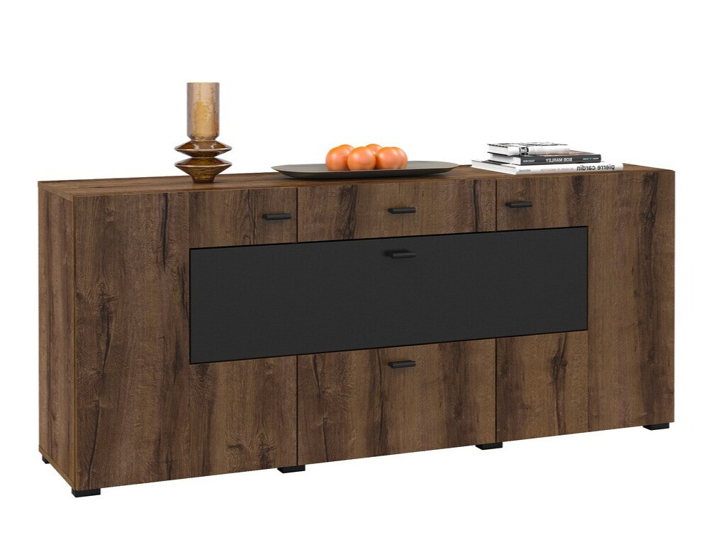 Komoda Mondalo 104 (Monastery hrast + Mat crna)