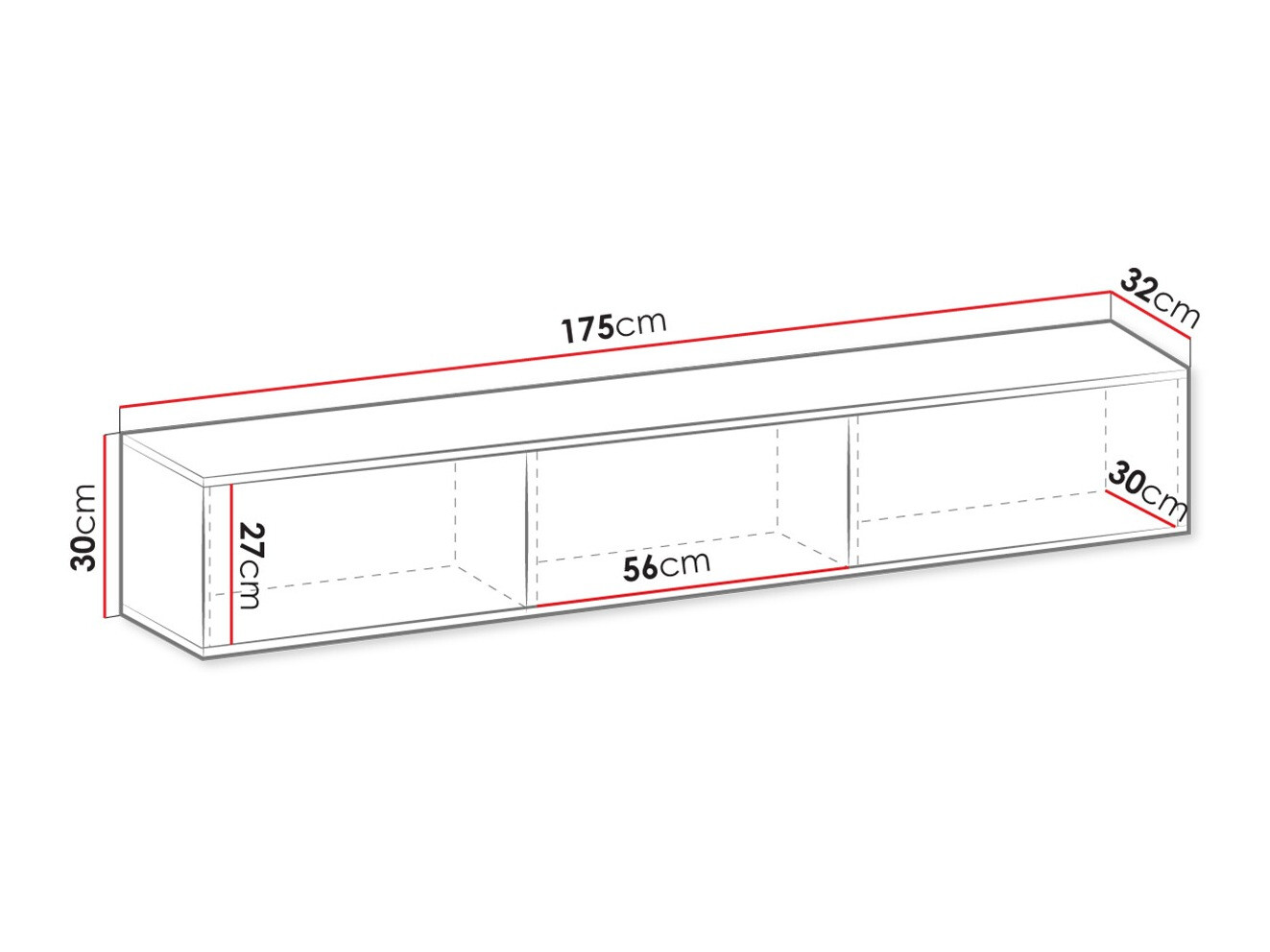 TV stol Felduno 100 (Krem + Zlatna)