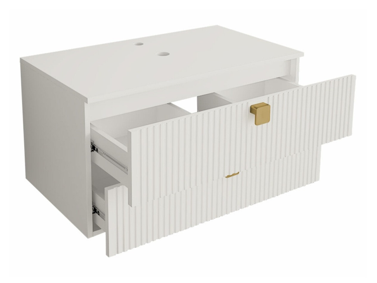 Zidni ormarić za umivaonik Panium (Bijela)