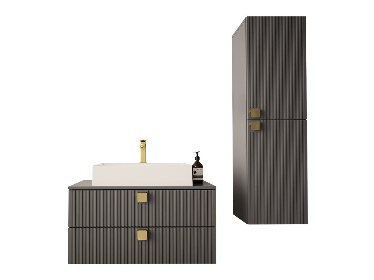 Kupaonski namještaj Orlvera 103 (Siva)