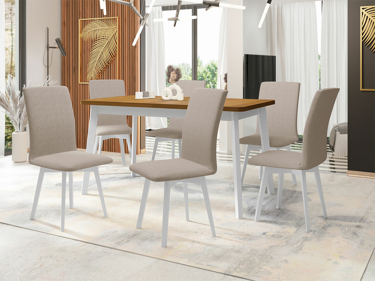 Blagovaonski set Victorville 291 (Grandson hrast + Bijela)