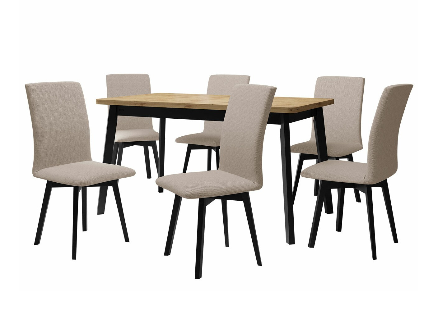 Blagovaonski set Victorville 292 (Artisan hrast + Crna)