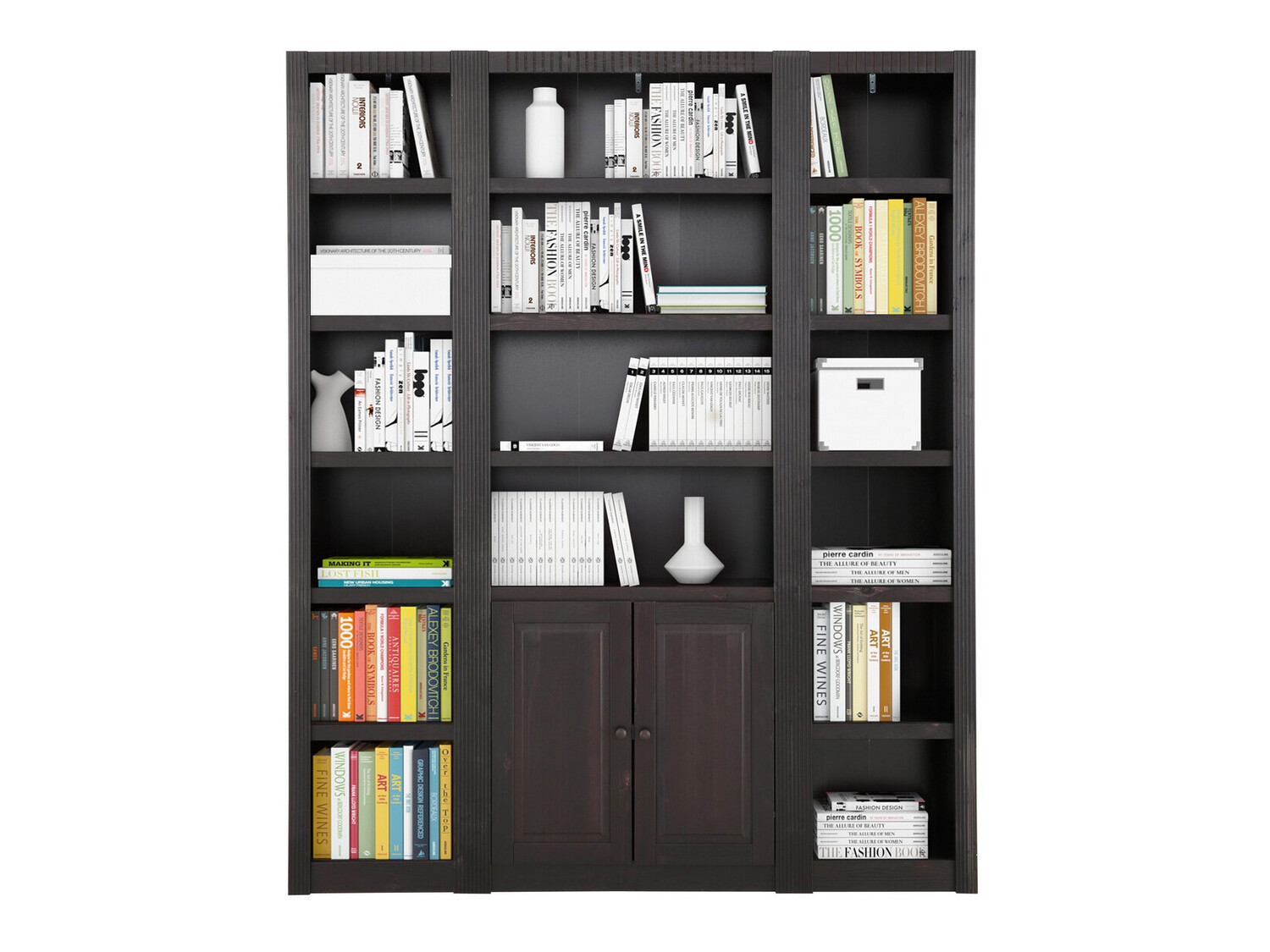 Set polica Tulsa 584 (Tamno smeđa)