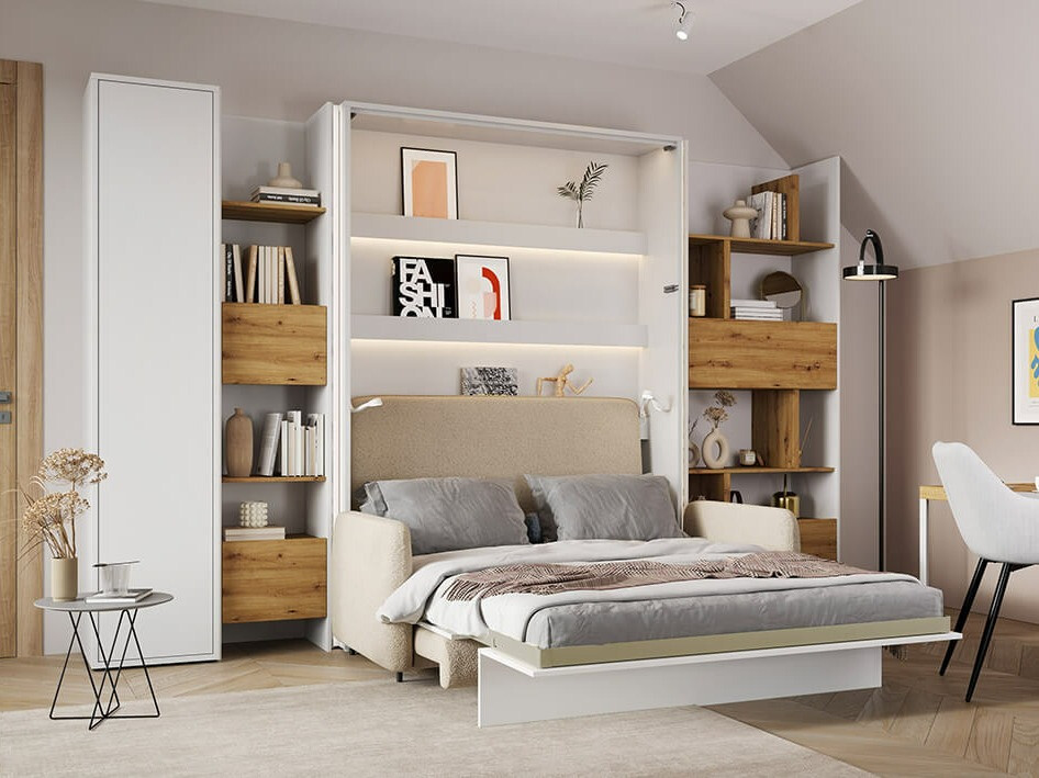 Polica Concept Pro Lenart Levfere 145 (Bijela)