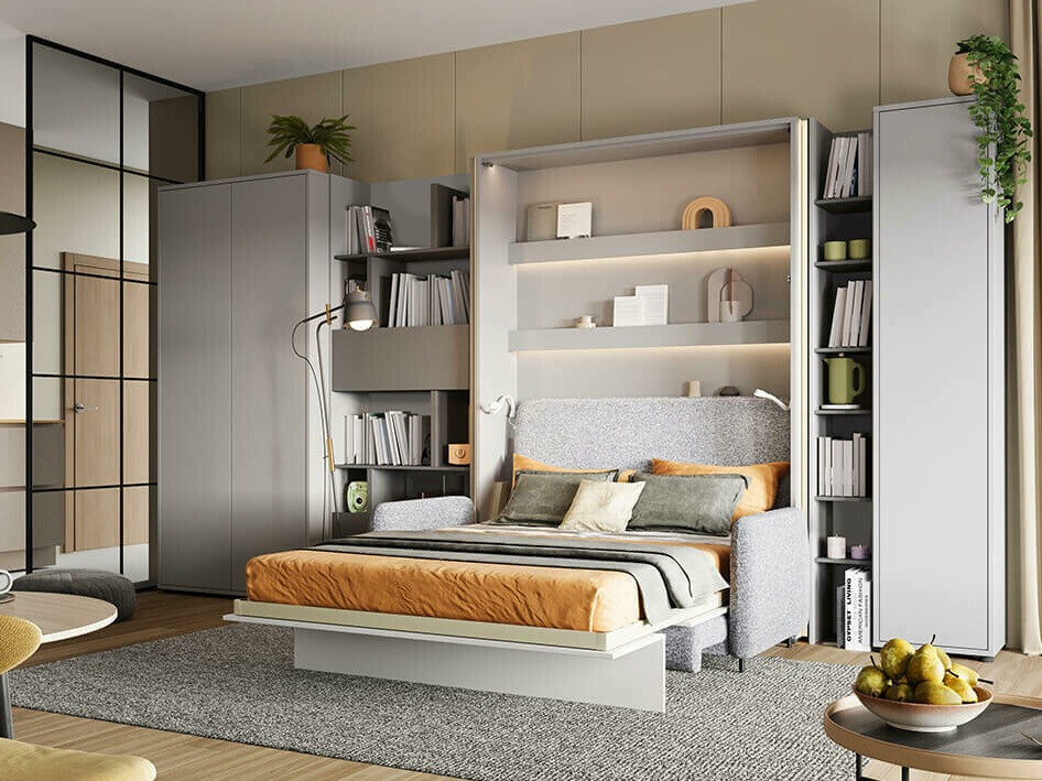 Polica Concept Pro Lenart Levfere 145 (Siva)