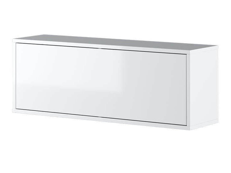 Zidni ormarić Concept Pro Lenart II (Sjajno bijela + Bijela)