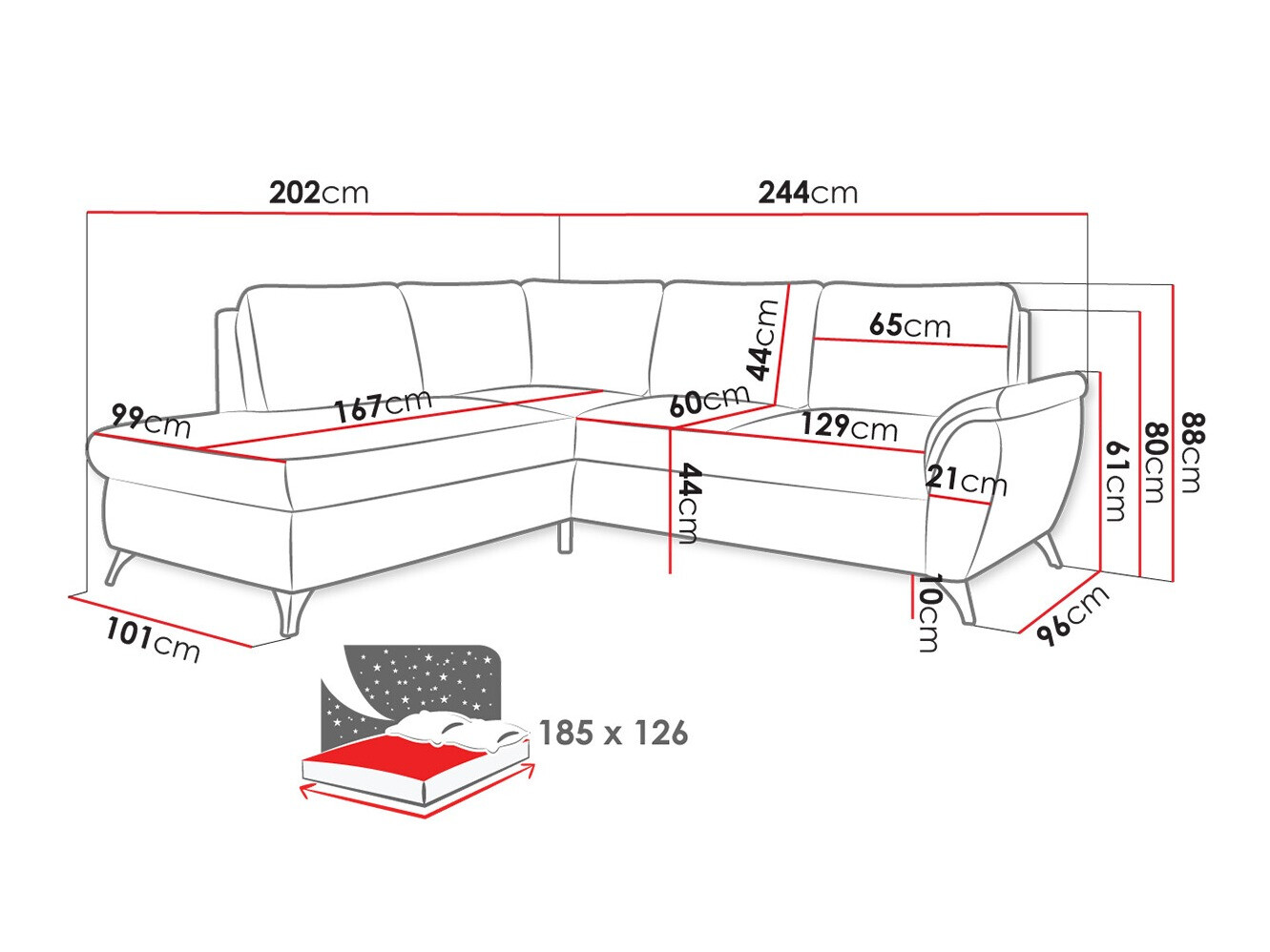 Kutna garnitura Lincoln 174 (Barrel 83)