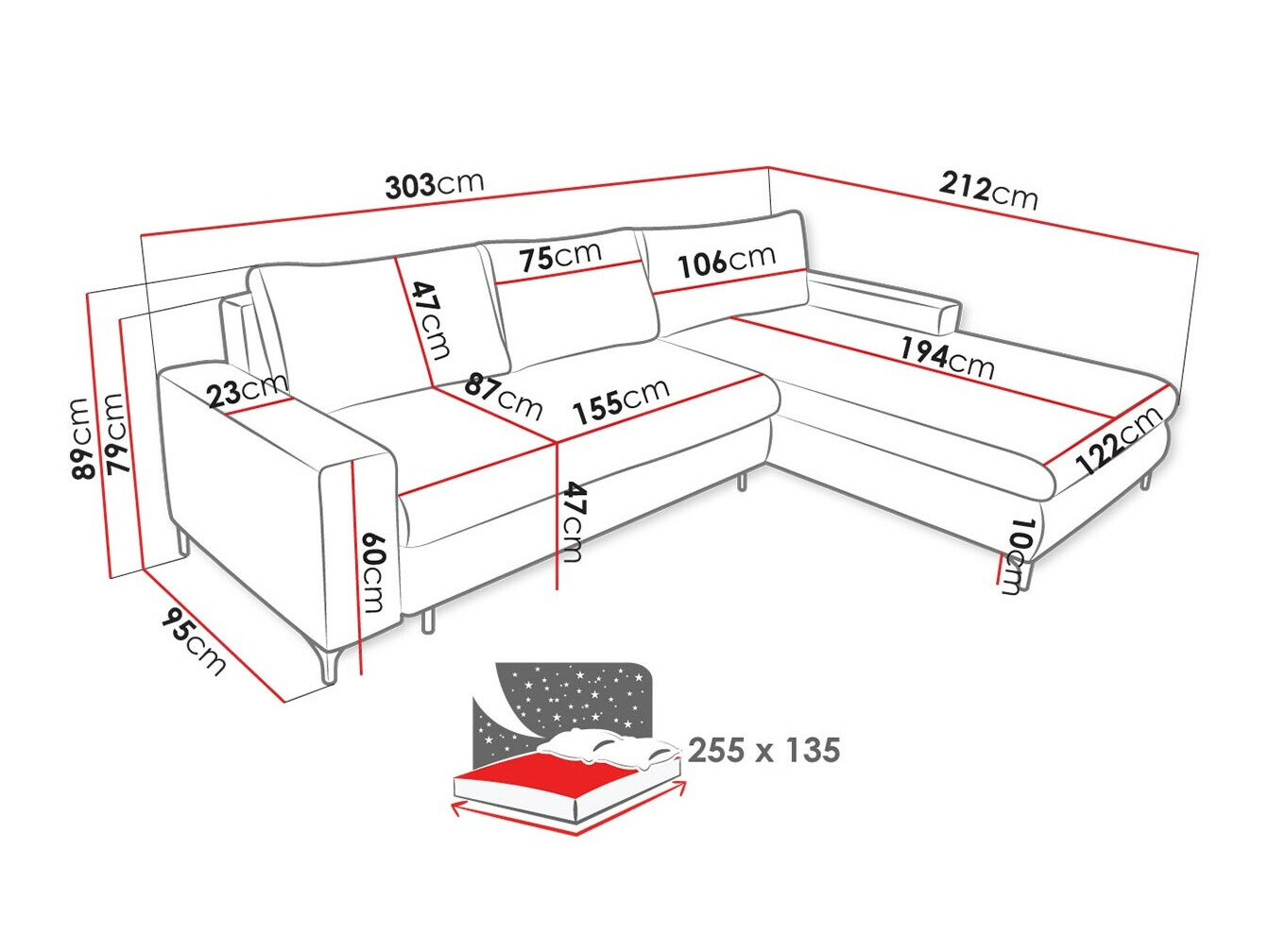 Kutna garnitura Lincoln 175 (Barrel 21)