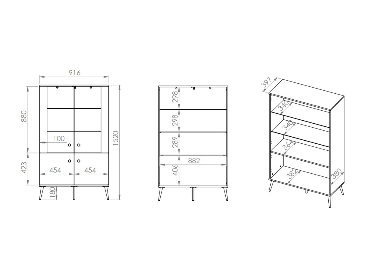 Polica Flonovu 101 (Tamno plava + Zlatno)