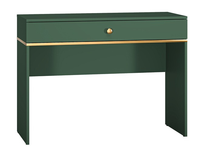 Toaletni stolić Flonovu 108 (Tamnozelena + Zlatna)