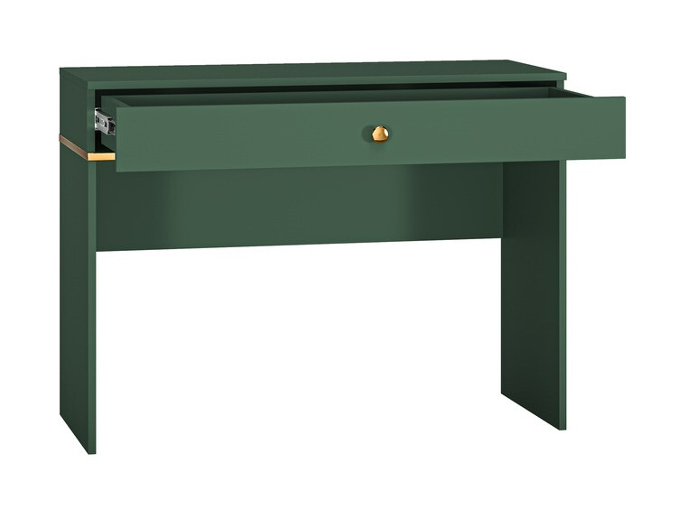 Toaletni stolić Flonovu 108 (Tamnozelena + Zlatna)