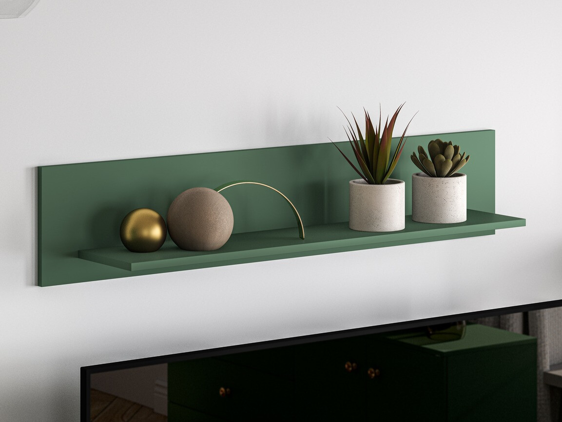 Zidna polica Flonovu 107 (Tamnozelena)