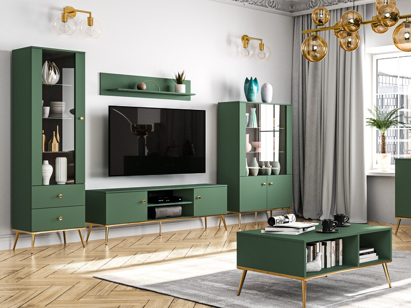 Zidna polica Flonovu 107 (Tamnozelena)