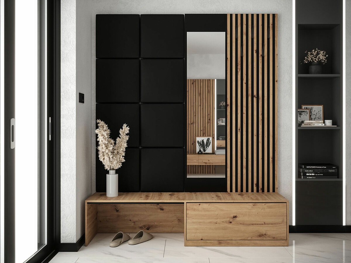 Set za hodnik Hartford 322 (Hrast Artisan + Soft 011)