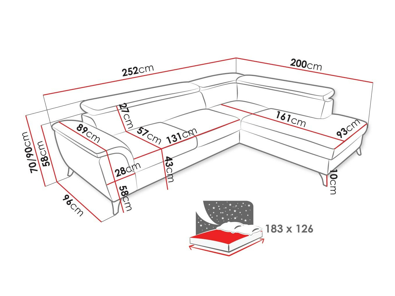 Kutna garnitura Lincoln 178 (Zetta 302)