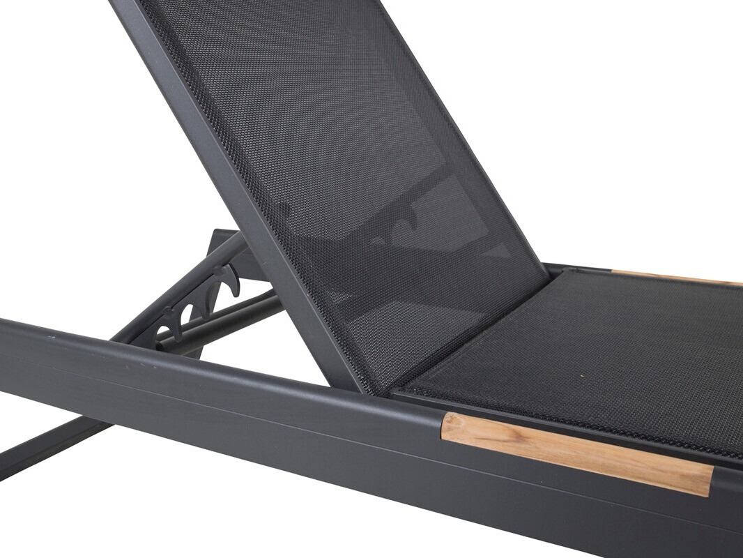 Vrtna ležaljka Dallas 1082 (Crna)