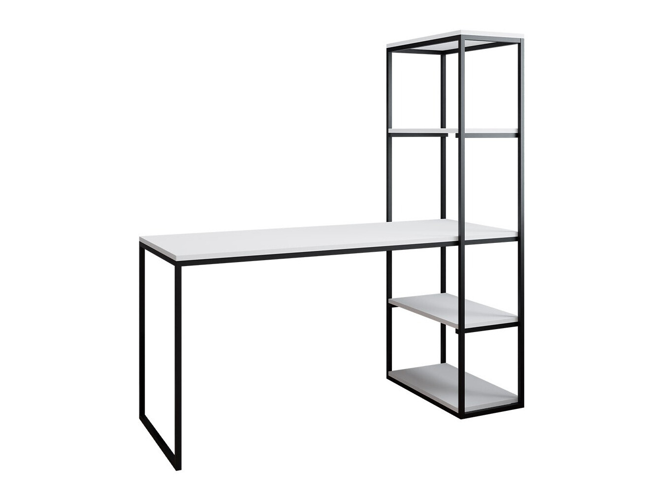 Uredski stol Oswego 107 (Bijela + Crna)