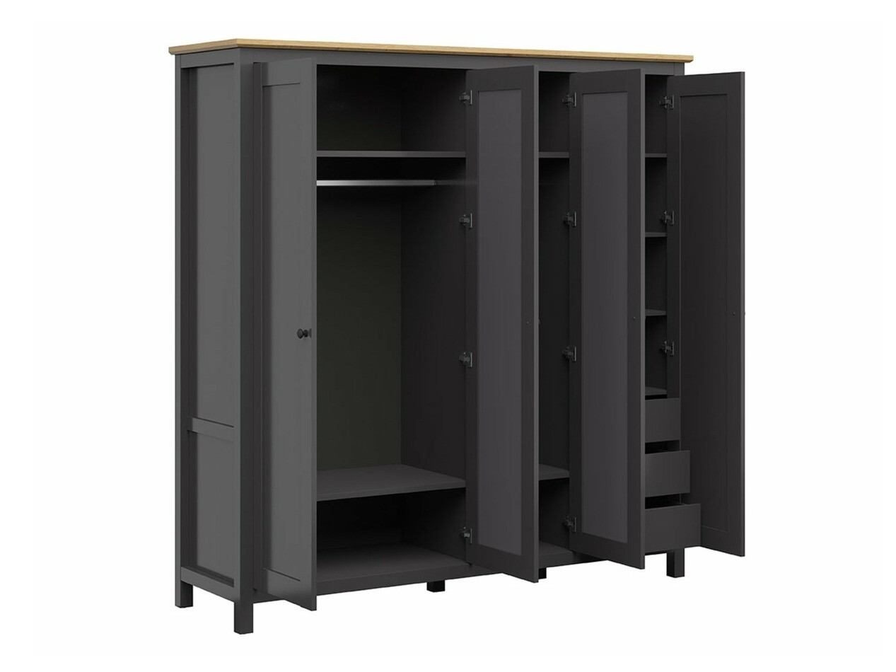 Ormar Sordoro 133 (Grafit + Hrast Artisan)