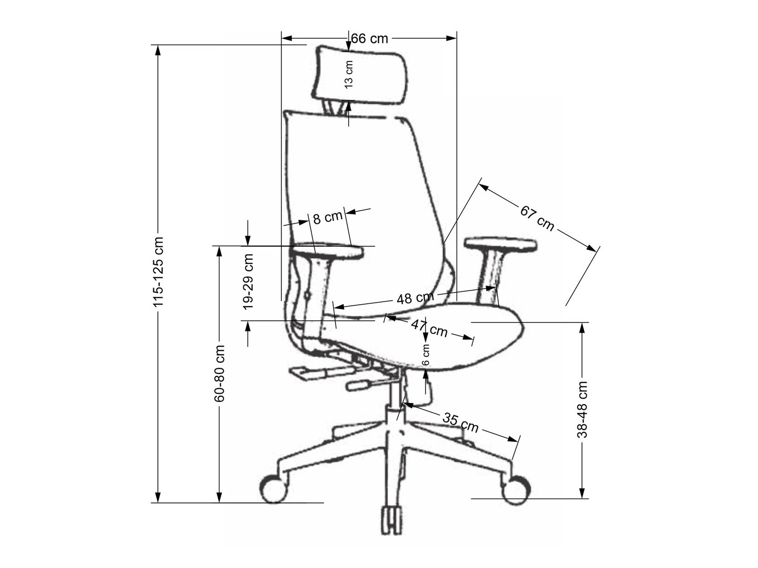 Uredska stolica Houston 1417